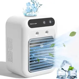Portable Air Cooler Fan for Room Office and Cars, Water Cooling Fan for Enhanced Comfort, Add Ice for Better Cooling Effect, Battery Operated Fans
