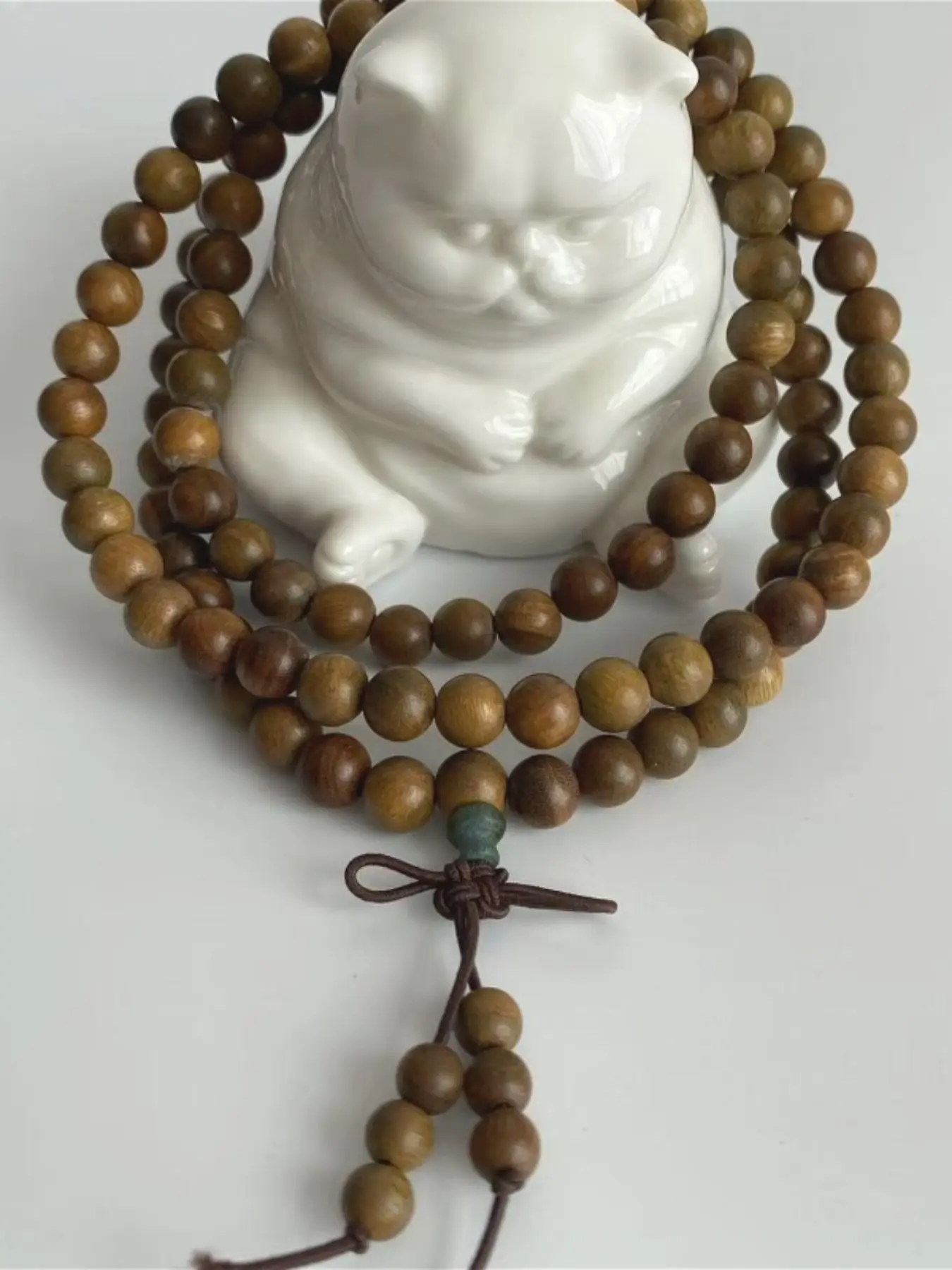 108 Sandalwood Beads Bracelet, Unisex Multi-Layer Prayer Mala, Ideal for Meditation, Buddhist Practice, Daily Wear, Perfect Gift For Men