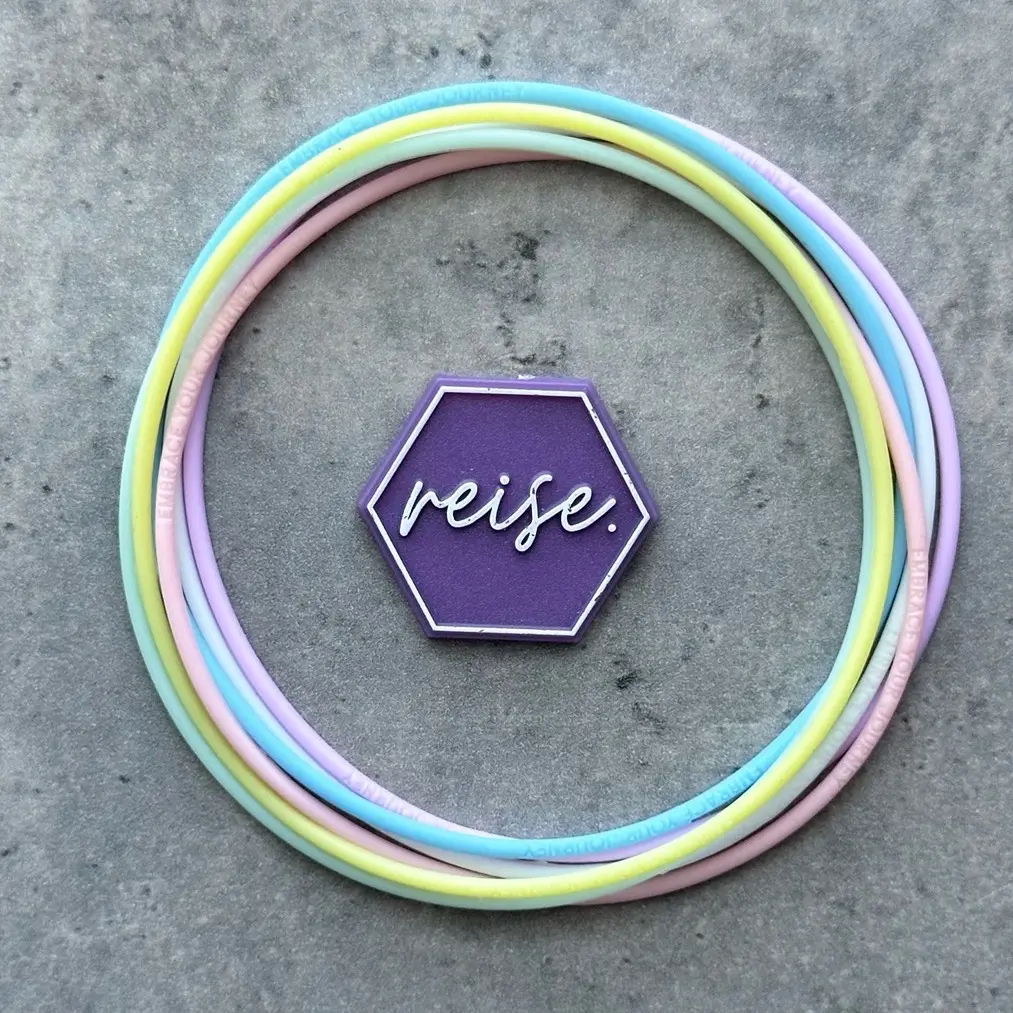 "Candy Necklace” / Silicone Stacking Bracelets / Moments Collection Stack