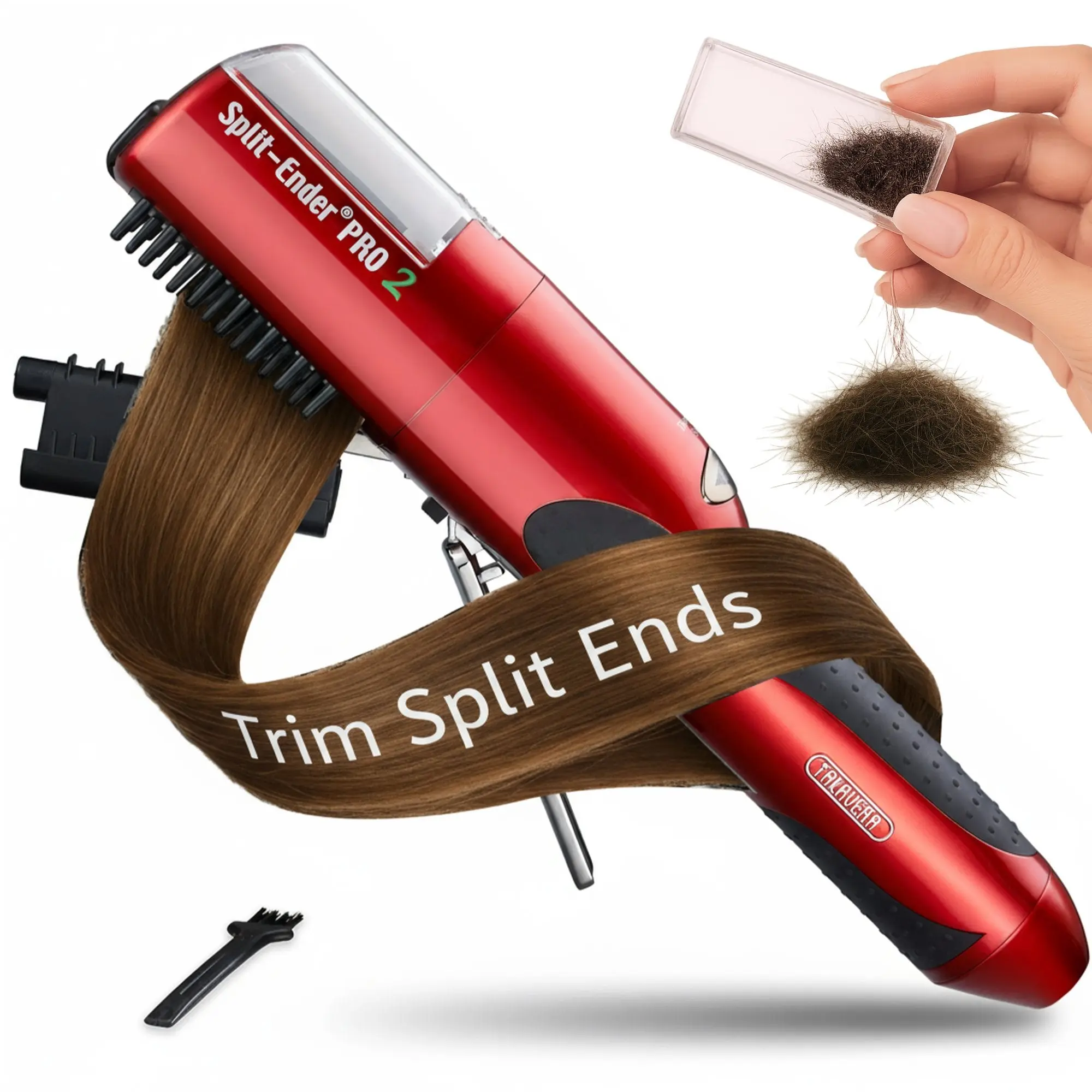 Split Ender PRO2 - Home Professional, Titanium Coated Blades, Fast and Easy Solution Automatic Split Ends Hair Trimmer. The Original