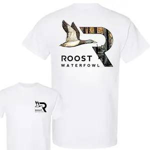 unknown Sitka T-Shirt - Flying Mallard Duck  with Circular Camo - Fashion Cotton   T-Shirt, Streetwear Crewneck Menswear Tops, Duck Hunting Shirt, cape let bee eugene emo clothes new york outfit affliction hoodie deku  outfits good graphic tees