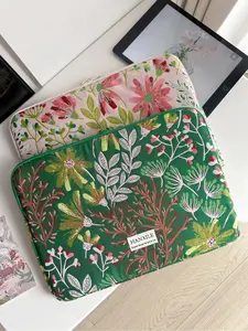 Small Fresh Gesanghua Relief Portable Computer Bag Inner Bag Pad Protective Cover 11/13/15 inches Laptop Casing