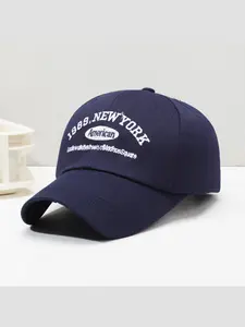 Men Women Embroidered Baseball Cap, New York Streetwear Hat, Vintage Grandpa Style, American Fashion, Daily Wear