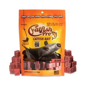 Catfish Pro Blood Catfish Bait – Premium Scented Bait for All Anglers and Works Great with Any Catfish Rig