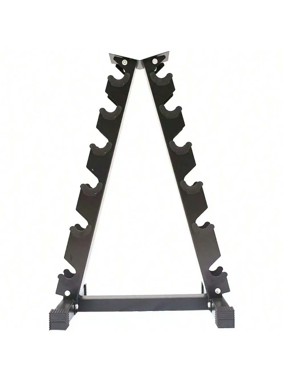 Gaomon 6-Tier Dumbbell Rack Stand - Carbon Steel Heavy-Duty Weight Equipment with A-Frame Shape, Compact Build, Easy Assembly, 660 lbs Max Capacity for Home Gym Use