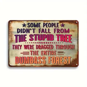 Sarcastic Quotes Metal Tin Sign, Funny Vintage Metal Plaque, Wall Decor, Room Decor, Home Decor For Home Indoor Outdoor Restaurant, Signage, Decoration Items