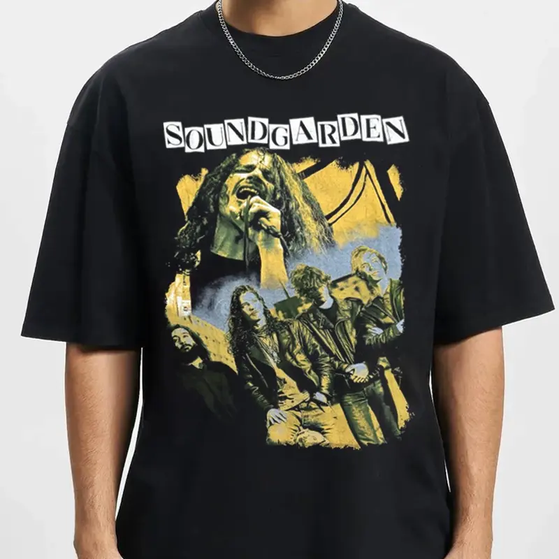 Vintage SOUNDGARDEN 90s Band Tour Metal Rock Gift For Fan