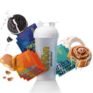Orion Sample Bundle: 9 Dessert Protein Packs + Free Shaker