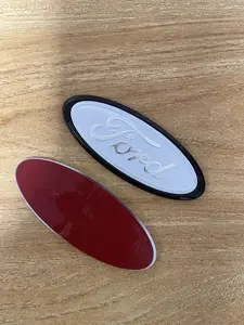 11.5x4.5cm Car Front Rear Trunk Emblem Cover Sticker for Ford Focus Mondeo Edge Ecosport Ranger Fiesta Fusion Kuga Accessories, Sticker For Cars, Cars Accessories