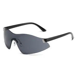 Upgraded Unisex Wrap Around Sunglasses Dustproof Windproof Anti-Glare UV400 Eye Protection for Cycling Running