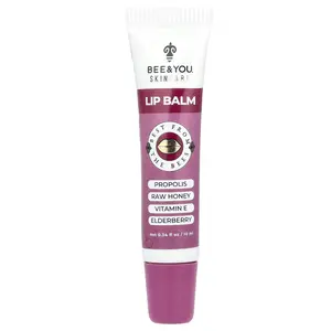 Bee & You Elderberry Lip Balm, 0.34 fl oz (10 ml)