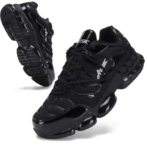 Steel Toe Shoes For Men Women Lightweight Breathable Safety Sneakers Steel Toe Indestructible Safety Shoes Outdoorfun