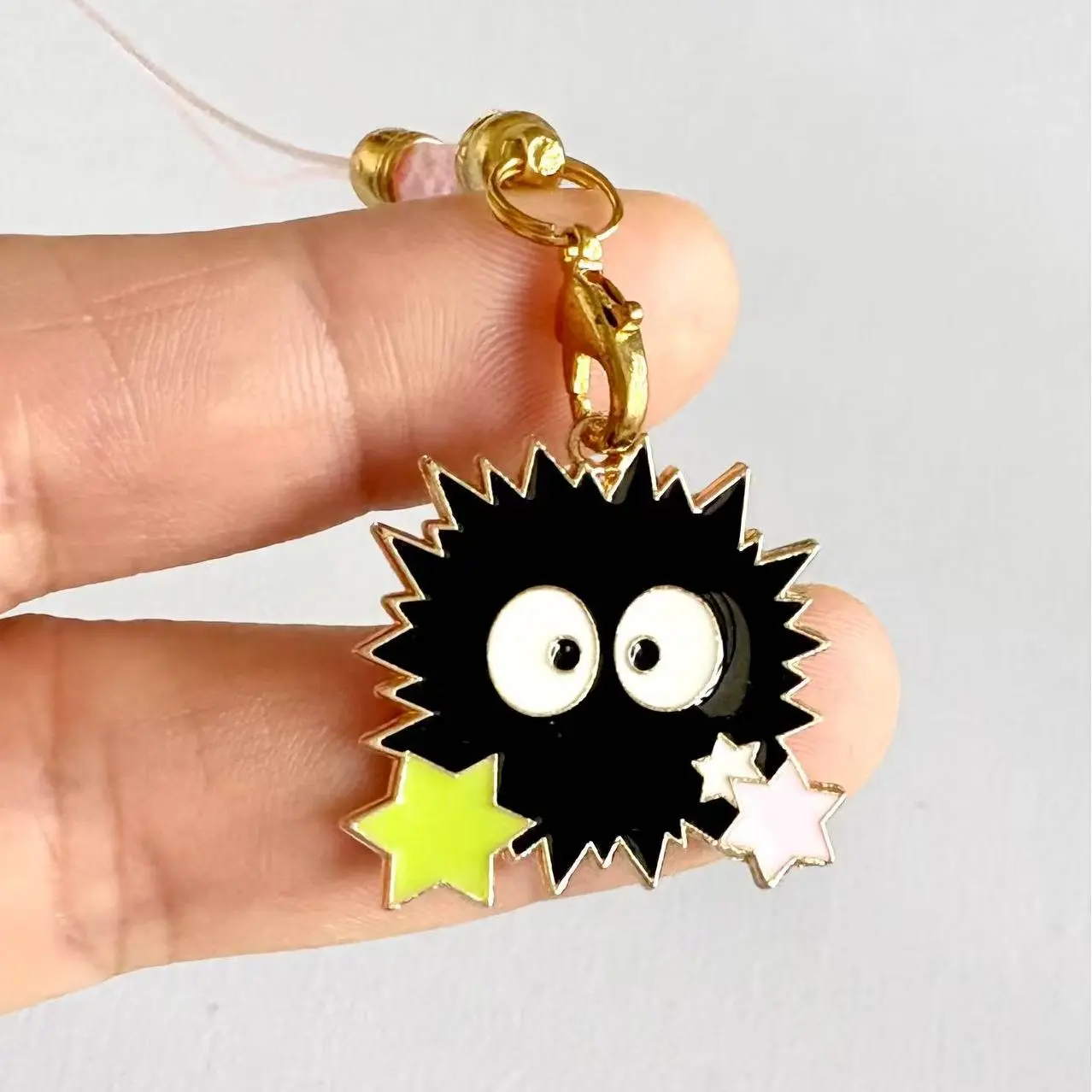 Cute Quality Soot Metal phone Charm Cute Quality Soot Metal phone Charm