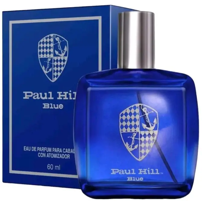 PAUL HILL BLUE FOR MEN BY HOUSE OF FULLER VEGAN .NEW IN SEALED BOX NET WEIGHT 2 FL OZ