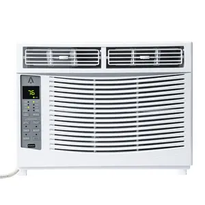 6000 BTU Window Air Conditioner - Energy Efficient Cooling for Rooms up to 250 Sq.Ft - 110-115V - Quiet Operation - Remote & WiFi App Control - Easy Install - Dehumidifier - Timer - 3 Fan Speeds - Sleep Mode