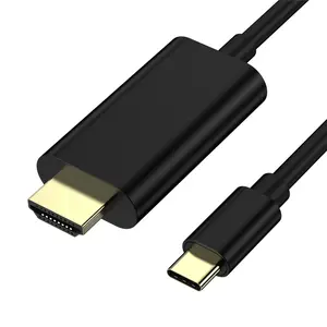 USB C To HDMI Cable, 180CM 4K 30HZ Plug And Play Type-C To HDMI Cord Compatible with MacBook, iMac, iPad, Galaxy, Dell, HP, Accessories