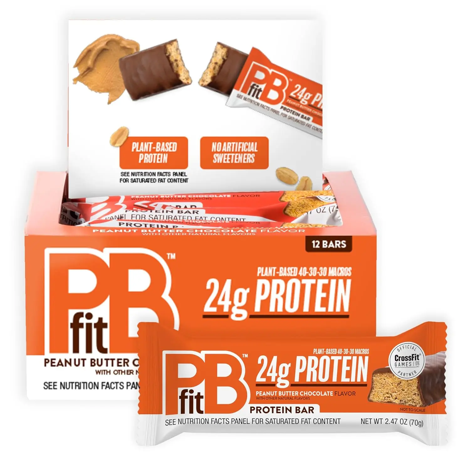 PBfit Peanut Butter Chocolate Protein Bars PBfit Peanut Butter Chocolate Protein Bars