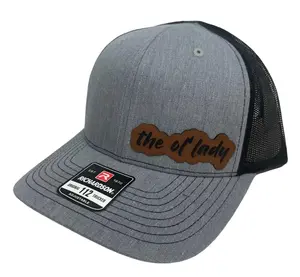 The Ol’ Lady Is Psychotic Hat – Funny Leather Patch Snapback Hat, Trucker Cap, Bold Humor Hat, Viral Funny Gift For Him, Husband Life Meme Hat