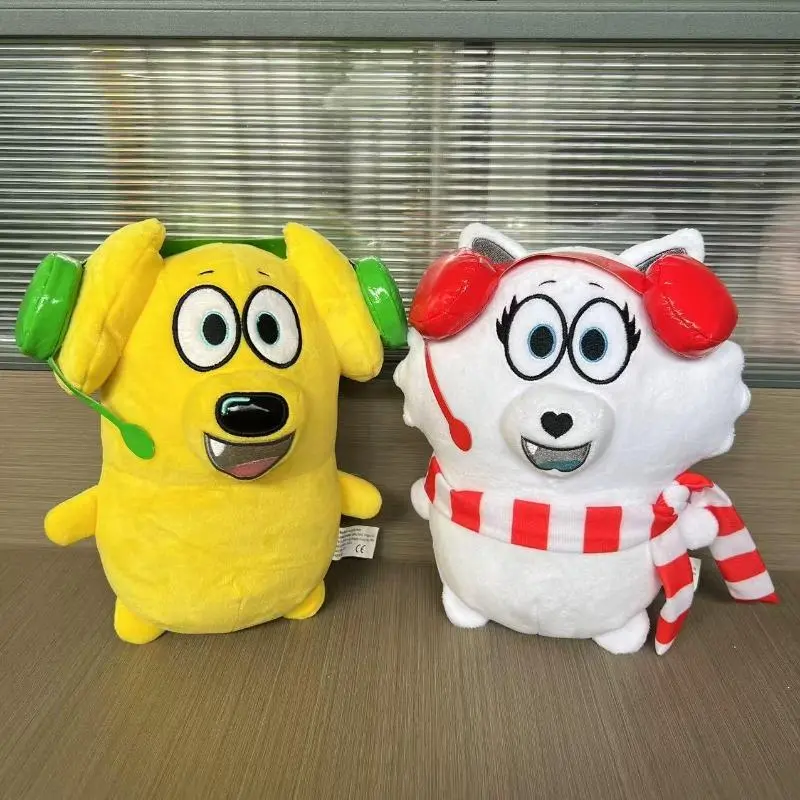 Tyler & Snowi Snuggle Bundle Plush Set - Viral Cartoon Character Stuffed Dolls, 23 Cm., Snowy 130g, Kawaii Cute Huggable Collectible Stuffed Animals, Unique Gift for Kids & Fans, Kawaii Stuffed Animals, Cute Stuffed Animals