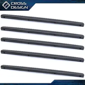 CROSSDESIGN 5PCS Tailgate Cover Cap Molding Panel Fit For 2002-2008 Dodge Ram 1500 2500 3500