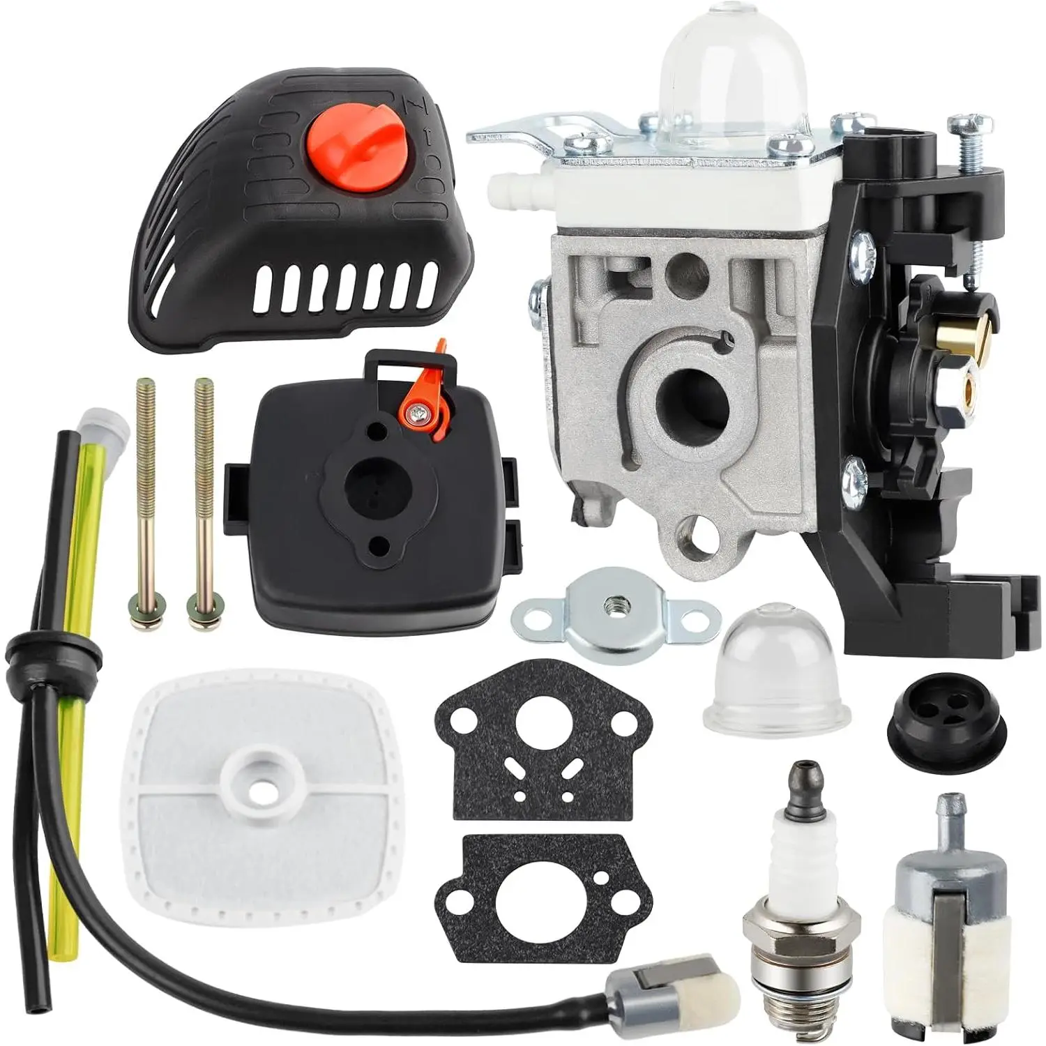 SRM 225 Carburetor for Echo SRM-225 GT 225 PAS 225 PE 225 SHC 225 PPF 225 Trimmer Weedeater with SRM 225 Air Filter Case Cleaner Cover  Line Tune Up Kit