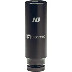 10 mm Deep Impact Socket, 1/4-Inch Drive, 6-Point, Metric 10 mm Deep Impact Socket, 1/4-Inch Drive, 6-Point, Metric