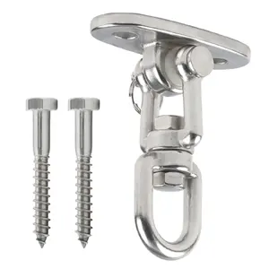Heavy Duty Swing Hangers Stainless Steel Swivel Hook 360° Swivel Hanger Hammock