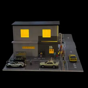Hot wheel Ramen Shop miniature Diorama Car Garage