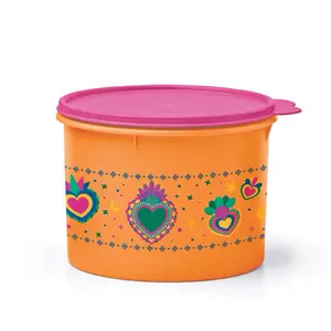 Tupperware Heritage Storage Canisters Set of 3 - Multicolor Decorative Food Containers for Organizing