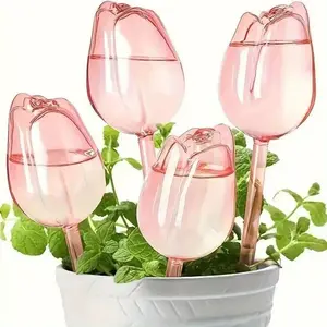 Plastic Tulip Watering Device for Plants, Automatic Irrigation System for Home Greenery, Garden Tool for Plant Care