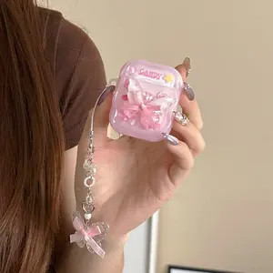 Butterfly Print Bluetooth-compatible Earphone Case for AirPods 4 & AirPods Pro2 Series, Compatible with Air 1/2/3/4/pro/pro2/pro3