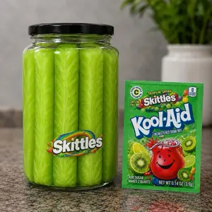 Tropical Green Skittles | Viral Kool-Aid Pineapples