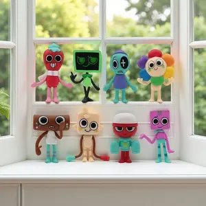 8-Piece Dandy Figure Model Collection Set, PVC Material, Approximately 3 Inches Tall, Perfect Gift for Collectors, Collectible Figurines, Display Figurines, Figures Set
