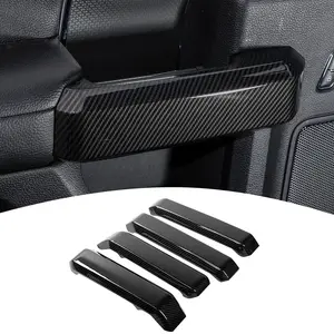 For 2015-2020 Ford F150 Interior Door Handle Cover Trim Car Decorative Accessories High-Quality UV Coating Easy Installation