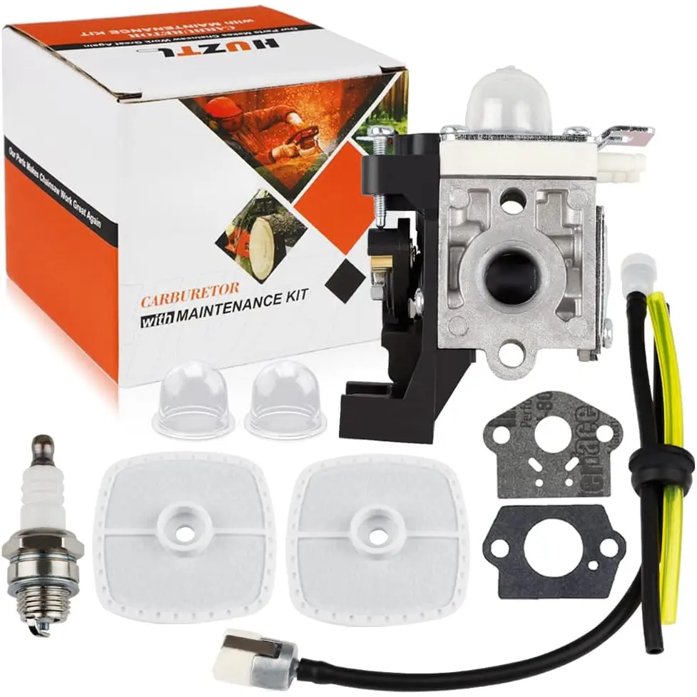 Carburetor for ECHO SRM225 GT225 SRM GT 225 GT225i GT225L PAS225 PE225 PPF225 SHC225 String Trimmer Carburetor Parts with  line Spark Plug Repair Kit