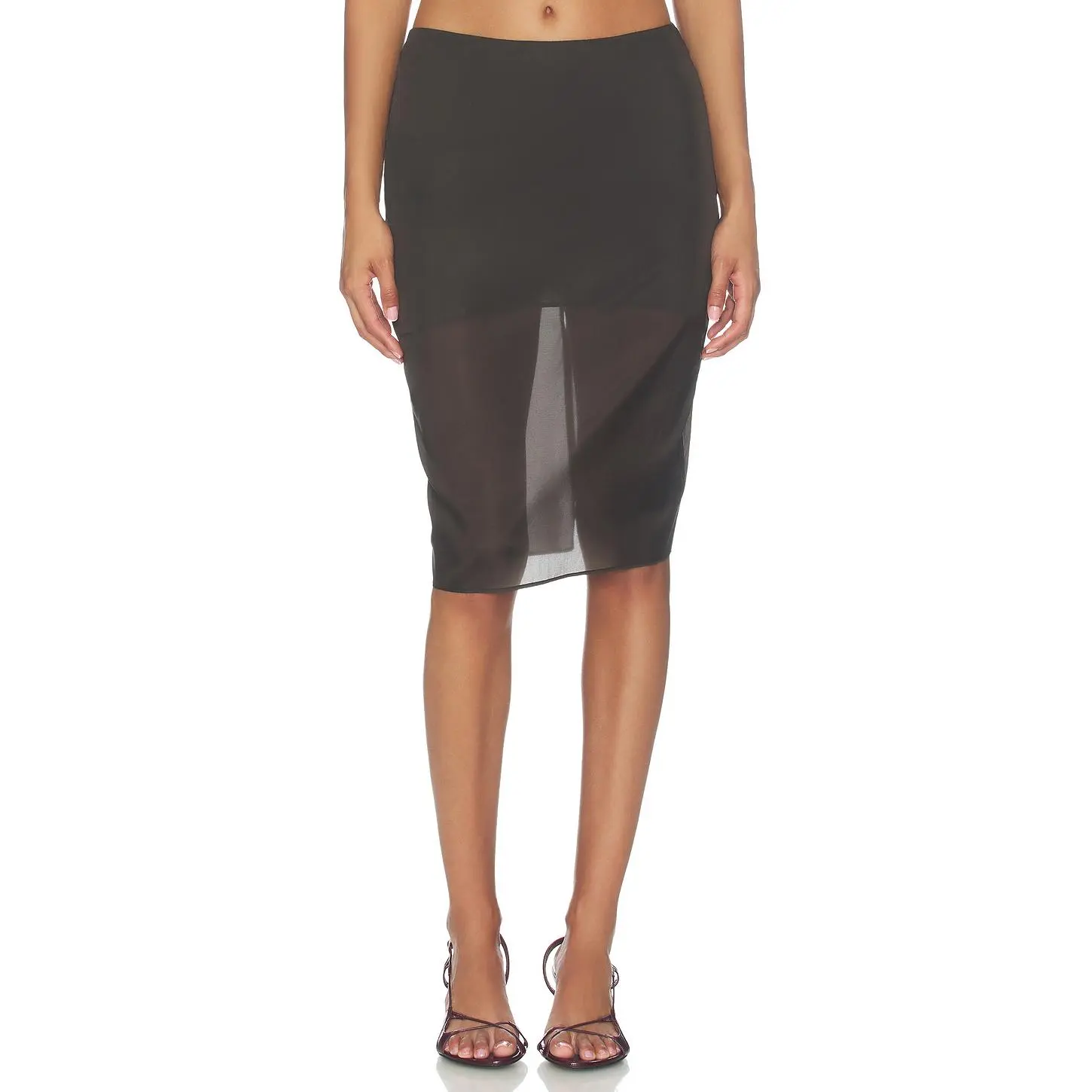 EAVES Idunn Skirt in Black Olive