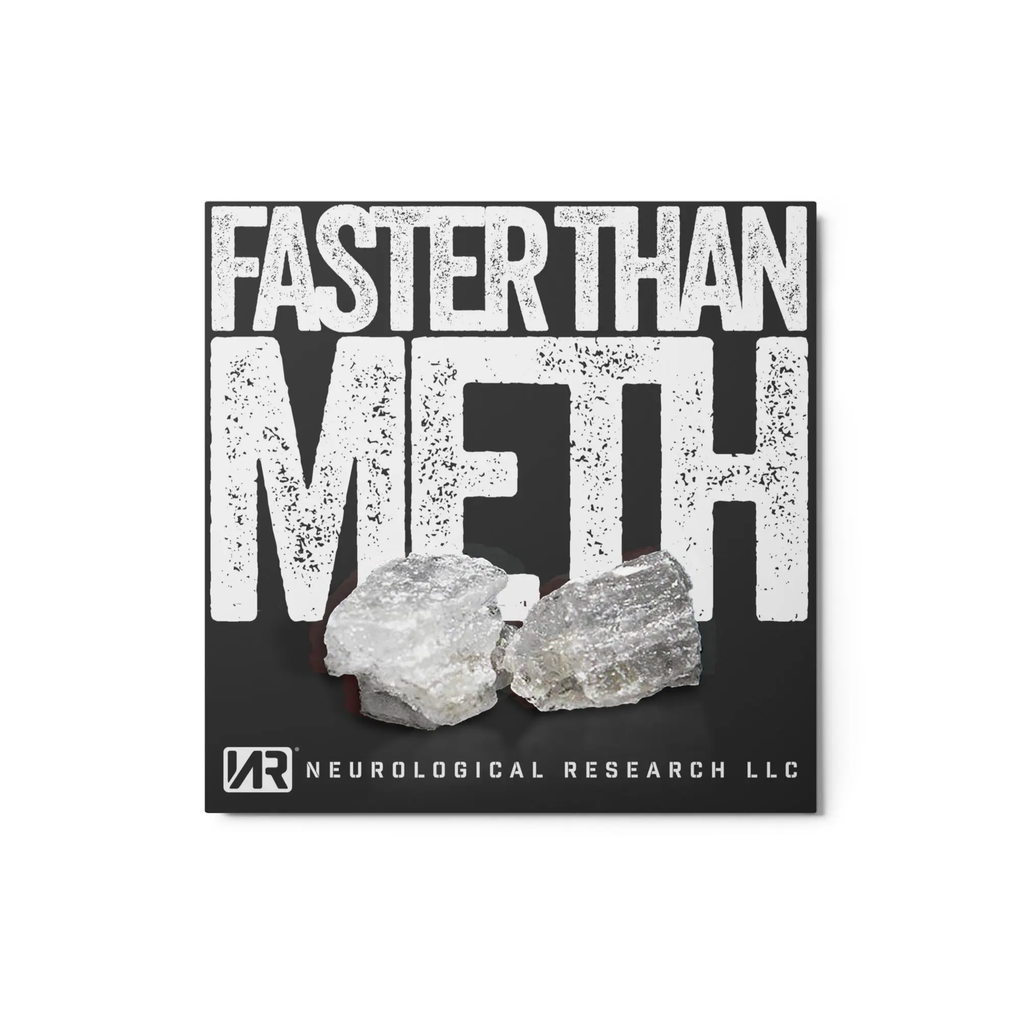 FASTER THAN METH - Metal prints