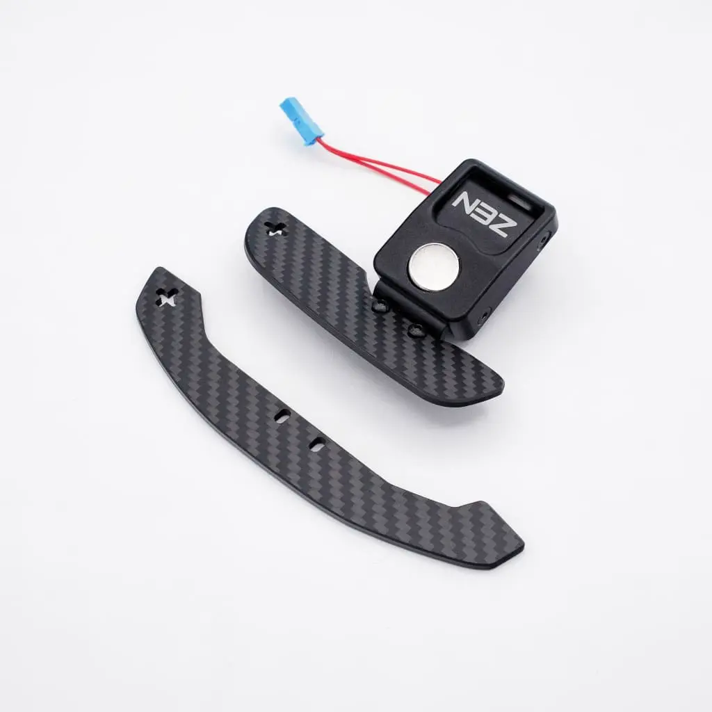 Zen Series™ Forged Carbon Fiber Magnetic Paddle Shifters for BMW G Chassis, F90 M5, G82, F40 – Includes Hex Key, G21
