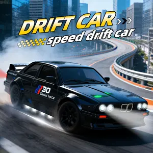 1:24 Remote Control Drift Car, Drift RC Car, 1 Box 2.4G 4WD Remote Control Car with Light & Tires, Perfect Birthday Gift for Kids, Remote Controlled Car