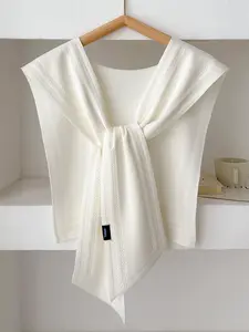 Women's Fashion High-Quality Plain Shawl, All-Season Daily Use, Stylish Accessory, Trendy Versatile Scarf, Casual Style, Trendy Solid Shawl, Casual Soft Scarf, Soft Warm Shawl