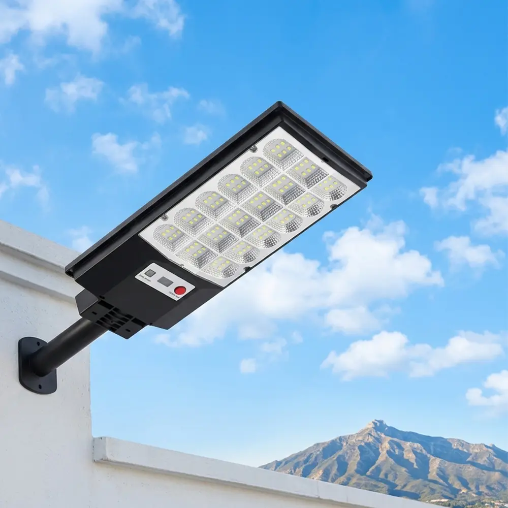 Solar Lights Outdoor with Motion Sensor,  Dusk to Dawn, IP65 Waterproof,   Remote Control,  Flood Lights for Yard Driveway Garage Pathway