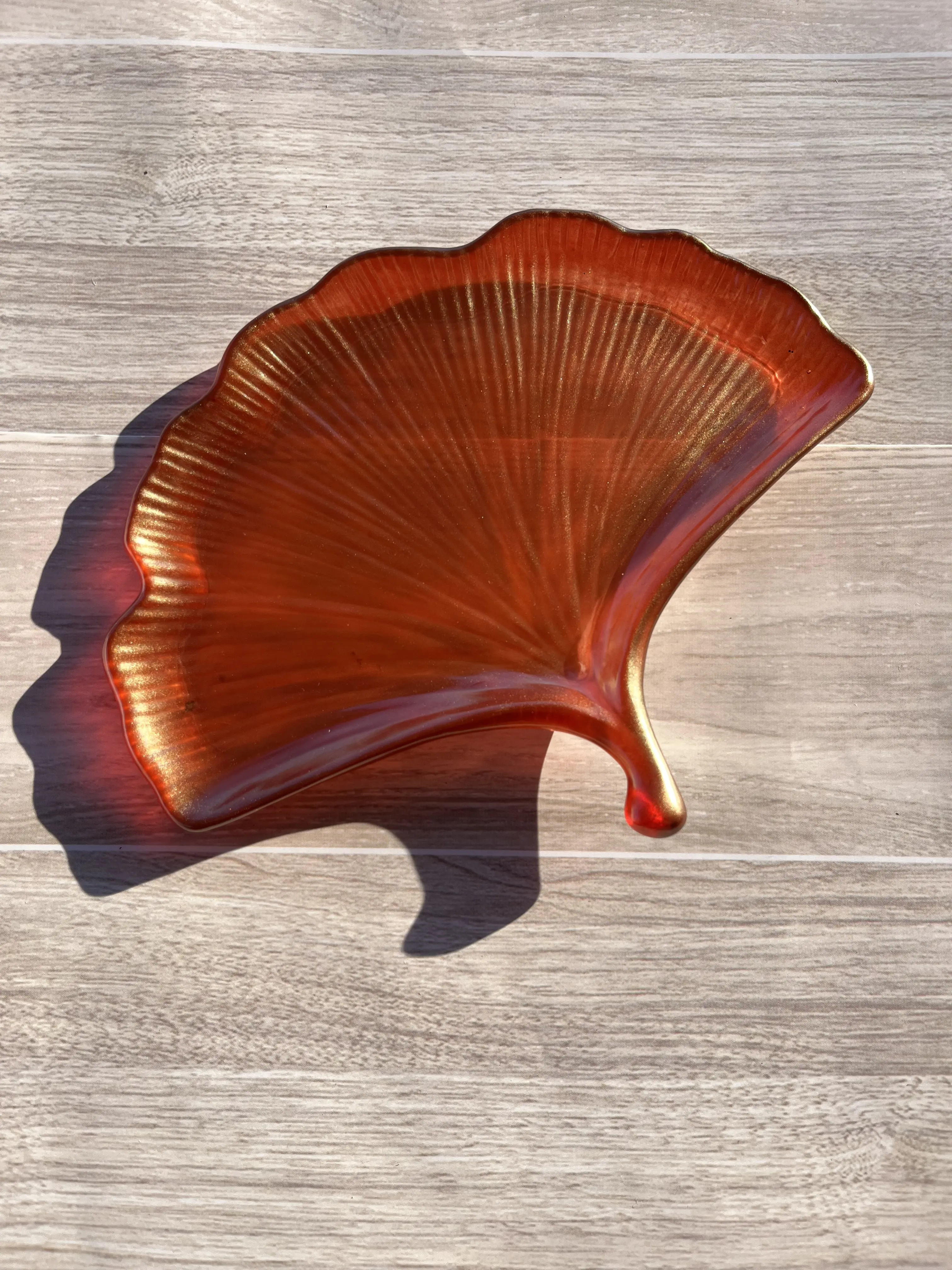 Metallic Botanical Trinket Tray Collection