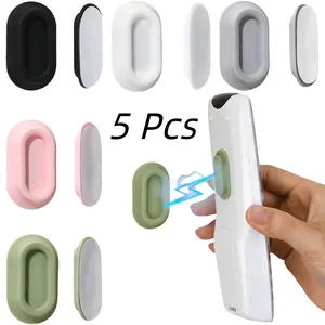 5 Pack Magnetic Remote Control Hook, adhesive TV Controller Holder for Air Conditione & TV Backside Upgraded No Drill Self-Adhesive Organizer TV Remote Holder for Bed, Fan, RV Accessories, Wall Mounted Hook, Wall Hanging Fastener