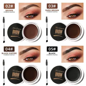 4pcs/1set Wild Eyebrow Paste Set, Shaping Eyebrow Pencil & Hair Styling Wax, Fixing Glue Soap Wax, Eyebrow Enhancer, Eyebrow Pomade, Eyebrow Makeup Products