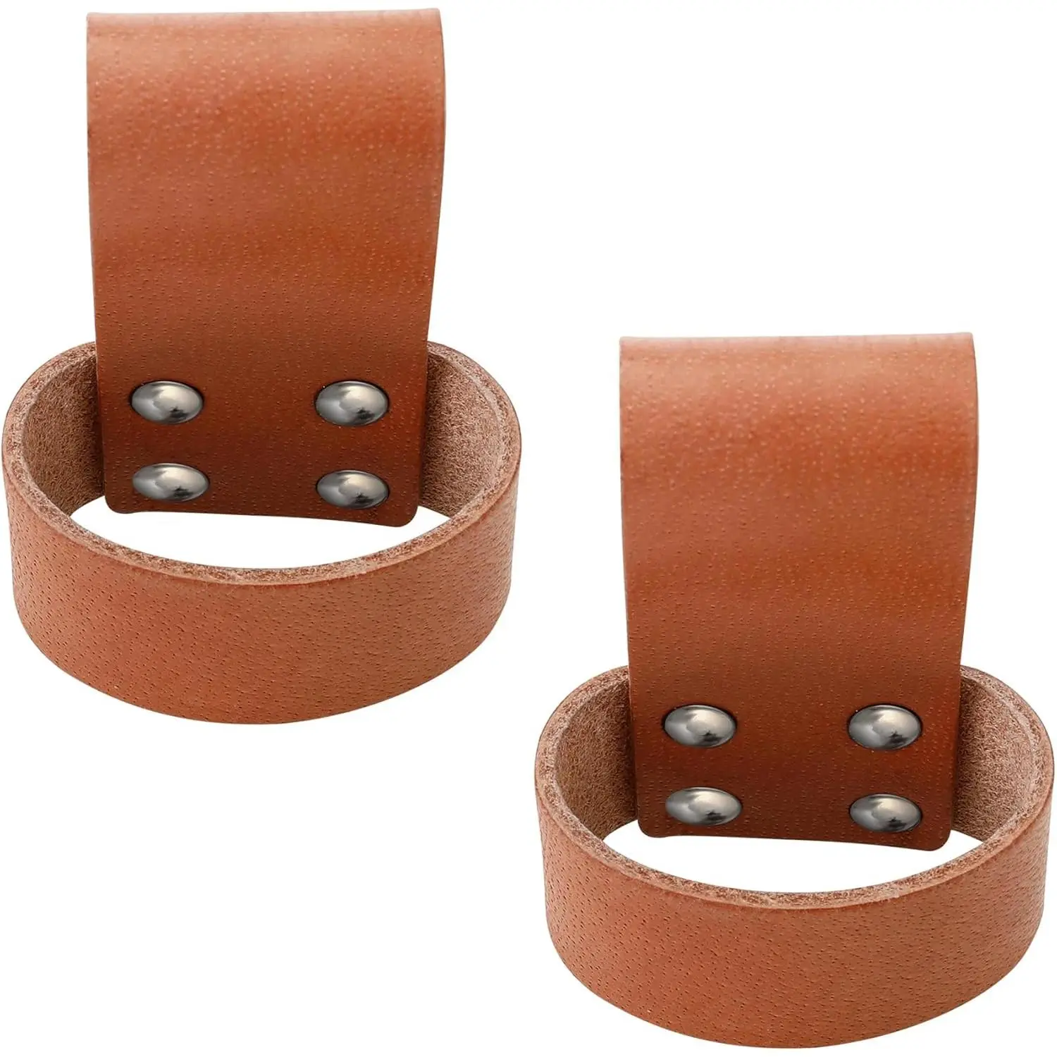 2-Pack Universal Brown Leather Tool Pouch, Thoughtful Present for Fathers - Hammer Holster with 2-Inch Max Belt Loop, Multi-Tool Holder, Small Hatchet Carrier, Manufacturer Warranty, Fits Belts Up To 2 Inches, Manufacturer Warrenty