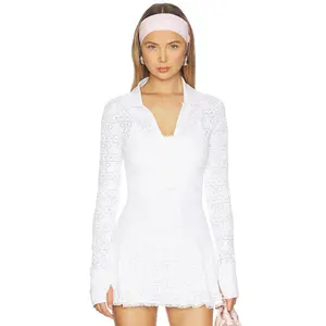 LoveShackFancy Tinker Jacket in True White
