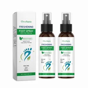 Tea Tree Oil Natural Foot & Shoe Deodorizer Spray – Instantly Removes Odor from Shoes, Feet & Gear | Lightweight Peeling, Daily Foot Care Spray, Sweat Control, Long-Lasting Freshness | Travel-Friendly, Safe for Daily Use
