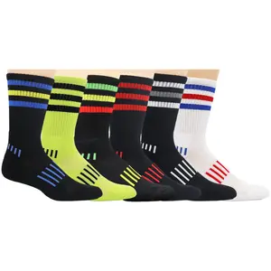 Triple Stripe Crew Socks