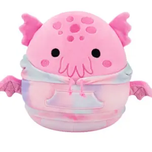 Squishmallows 2025 Hoodie Squad 8" Shea the pink wild Mallow plush