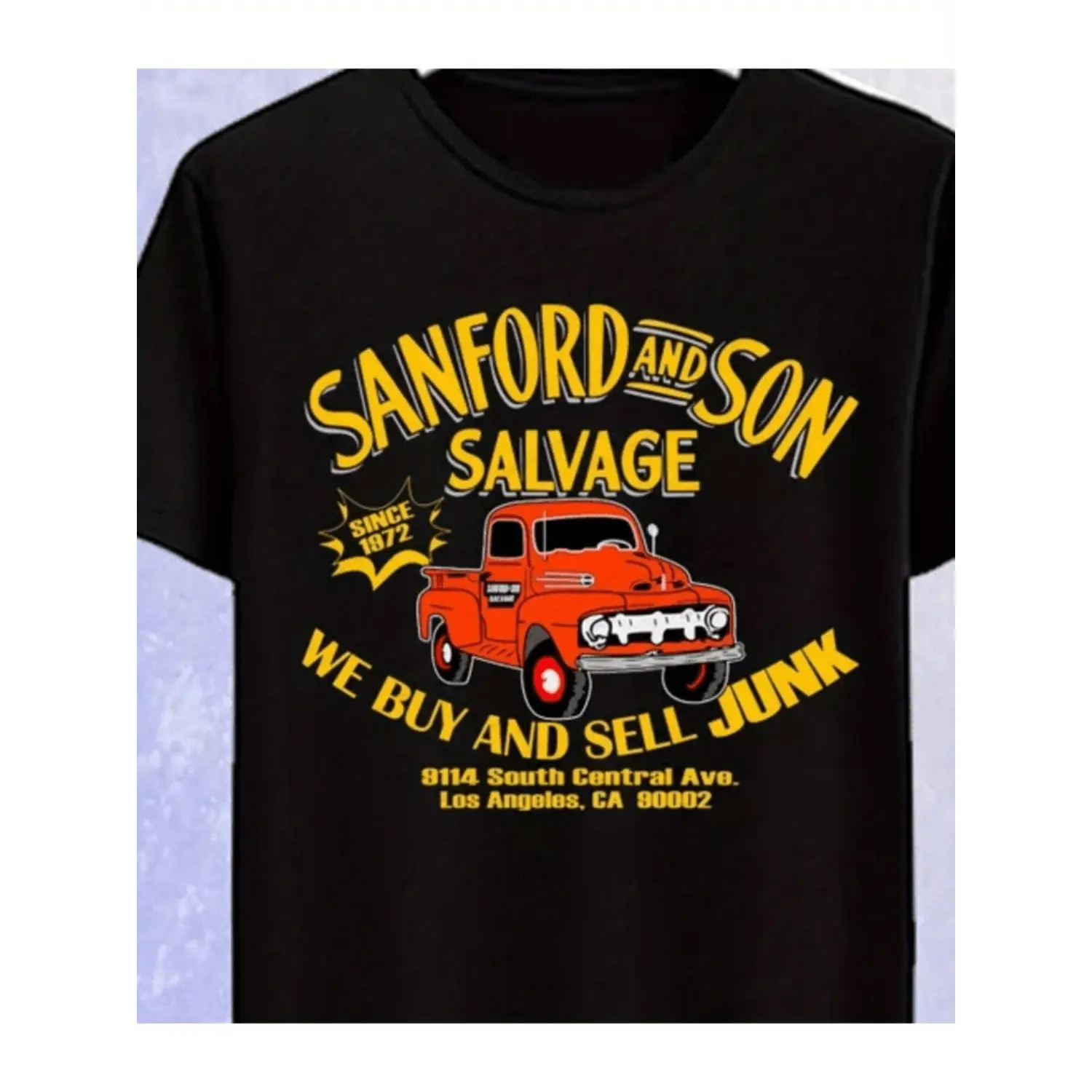 [100% Cotton]  Sanford and Son Salvage Retro TV